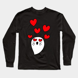 Little Ghost in Love Long Sleeve T-Shirt